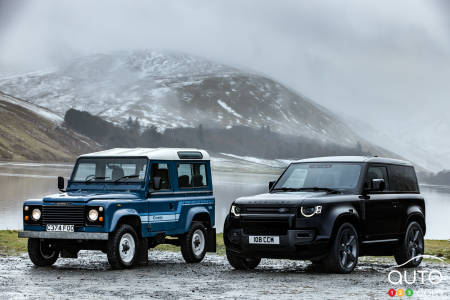 Land Rover Defender, old and new